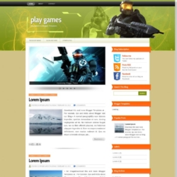 Play Games Blogger Template