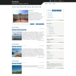 Possibility Blogger Template