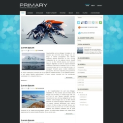 Primary Blogger Template