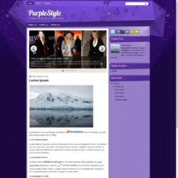 PurpleStyle Blogger Template