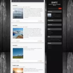 Quantez Blogger Template