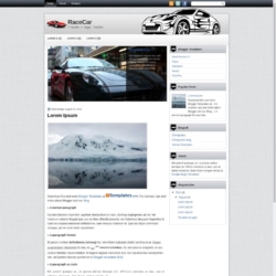 RaceCar Blogger Template