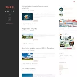 Rareti Blogger Template