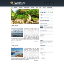 Rodster Blogger Template