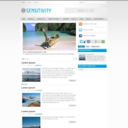 Sensitivity Blogger Template