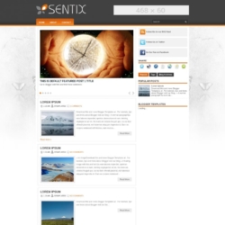 Sentix Blogger Template