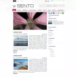 Sento Blogger Template