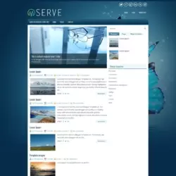 Serve Blogger Template