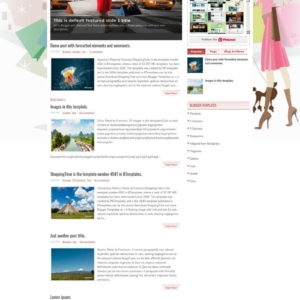 Pink Blogger Templates - BTemplates