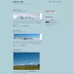 Simple 1306 Blogger Template