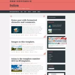 Solon Blogger Template