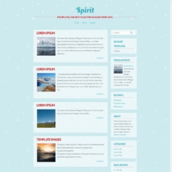 Spirit Blogger Template