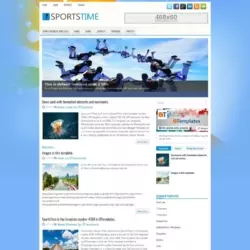 SportsTime Blogger Template