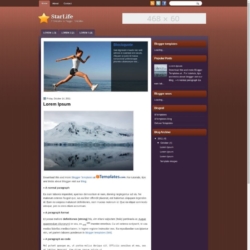 StarLife Blogger Template