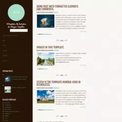 Stitch Blogger Template