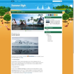SummerStyle Blogger Template