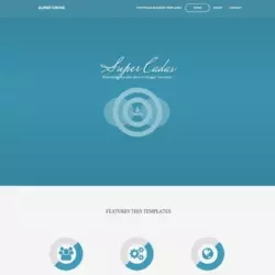 Super cadas Blogger Template