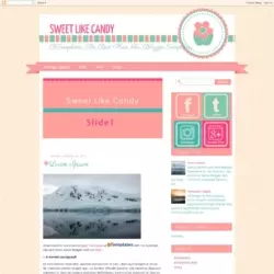 Sweet Like Candy Blogger Template