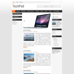TechPad Blogger Template