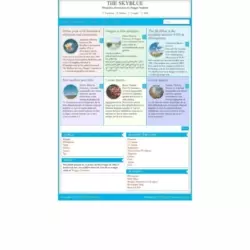 The SkyBlue Blogger Template