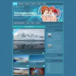 To Aru Kagaku no Railgun Blogger Template