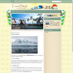 TravelStyle Blogger Template