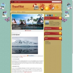 TravelWeb Blogger Template