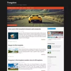 Tungsten Blogger Template