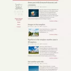 Typefocus Blogger Template