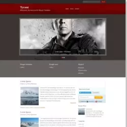 Tyrant Blogger Template