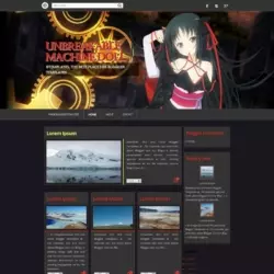 Unbreakable Machine Doll Blogger Template