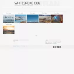 Whitesmoke 1306 Blogger Template