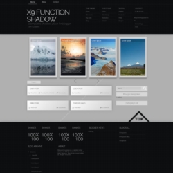 X9 Function Shadow Blogger Template