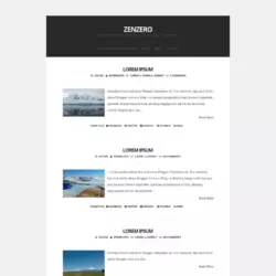 Zenzero Blogger Template