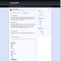 AcosminMAG Blogger Template