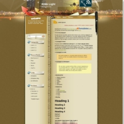 Ambi Light Blogger Template