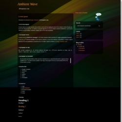 Ambient Wave Blogger Template