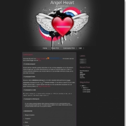 Angel Heart Blogger Template