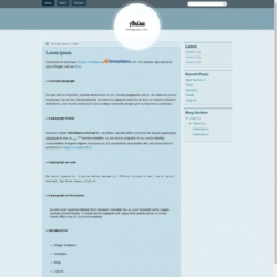 Anisa Blogger Template