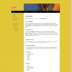 Anther Blogger Template