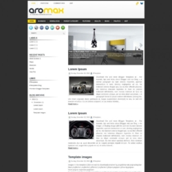 Aromax Blogger Template