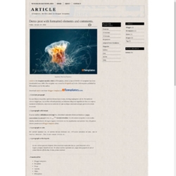 Article Blogger Template