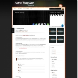 Astra Blogger Template