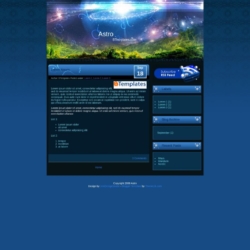 Astro Blogger Template