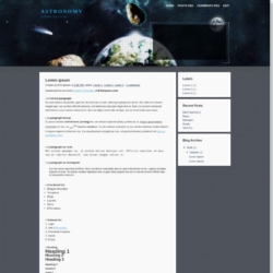 Astronomy Blogger Template