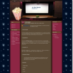 At the Movie Blogger Template