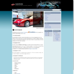 AutoStyle Blogger Template