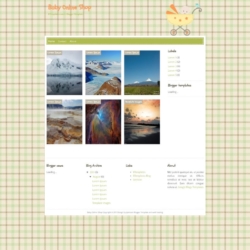 Baby Online Shop Blogger Template