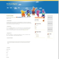 Backyardigans Blogger Template