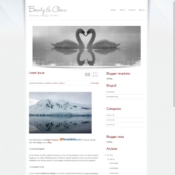 Beauty & Clean Blogger Template